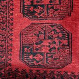 Antique Afghan Ersari handmade rug 118 cm x 196 cm 1920s