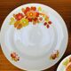 Tea and dessert set of 6 cups, German porcelain, flowers, 70s
