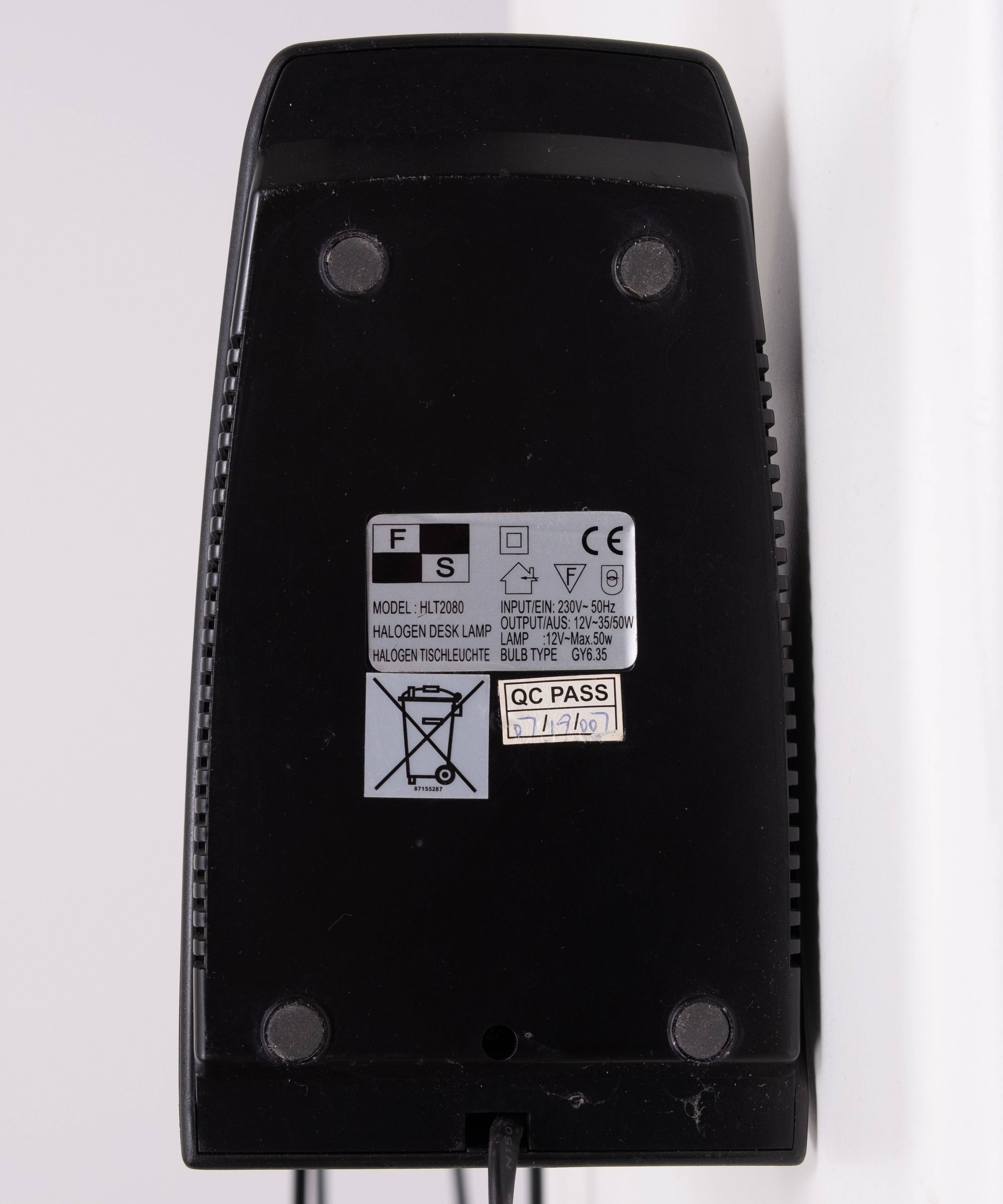 FS Halogen desk lamp 1980s Germany