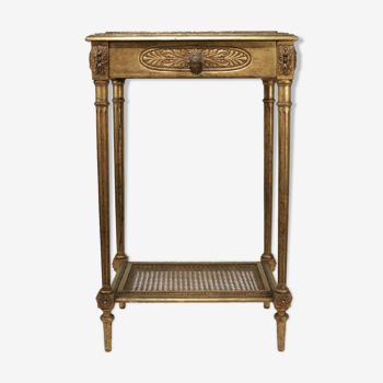 Console avec un tiroir en ceinture de style Louis XVI de bédut du XXème siècle