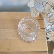 Small molded glass chandelier