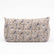Togo pouf and 2-seater sofa in pattern by Michel Ducaroy for Ligne Roset, set of 2