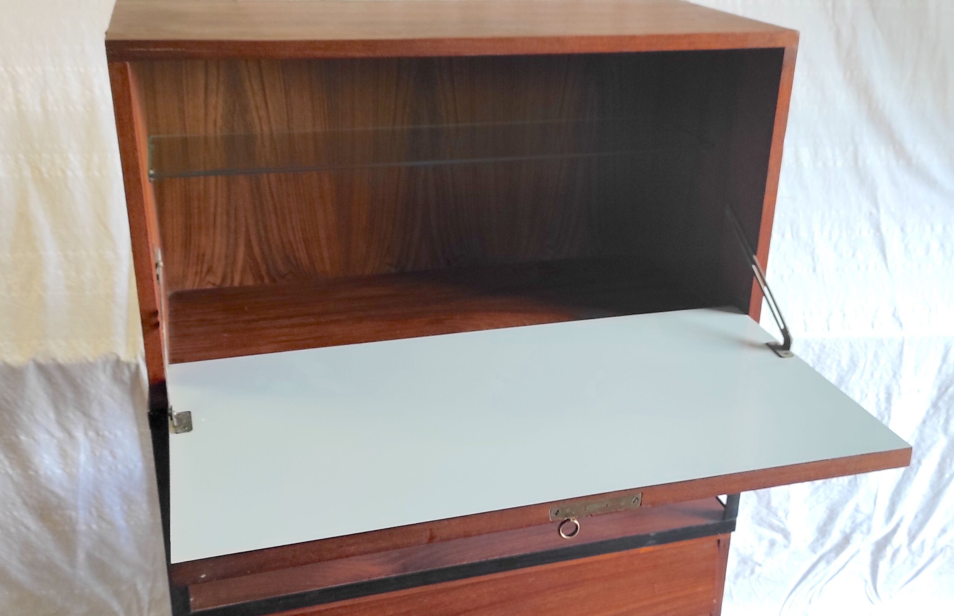 Modernist teak secretary 50s/60s