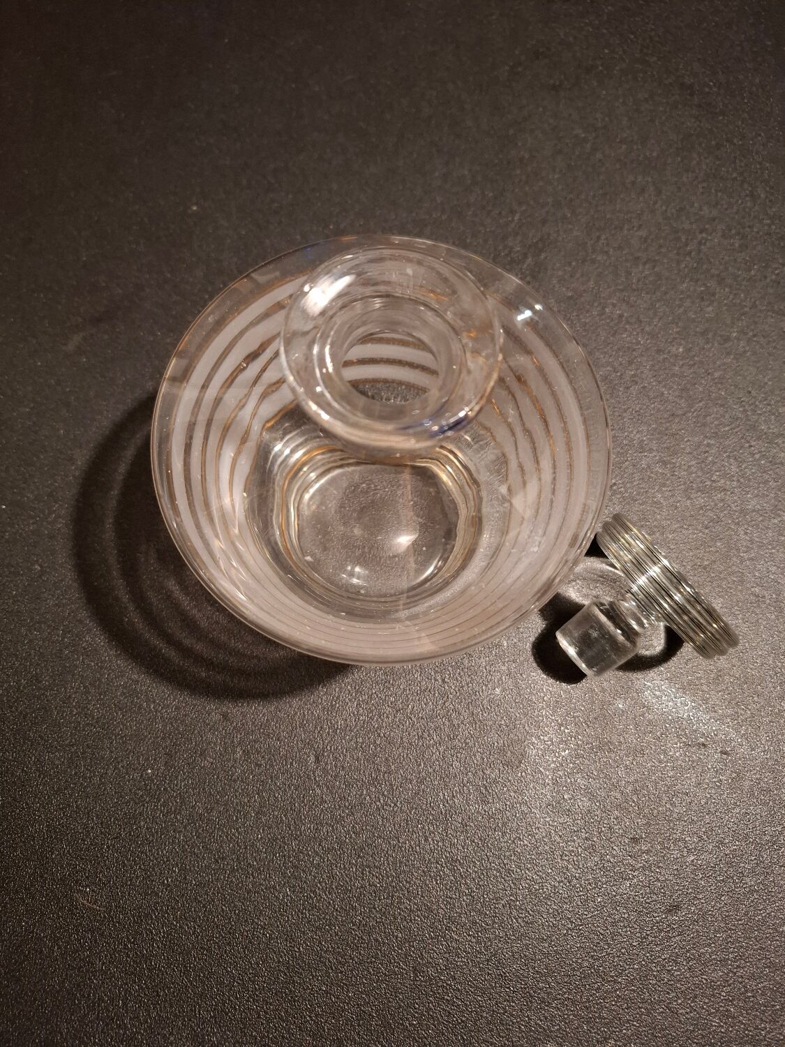 Art Deco liqueur carafe