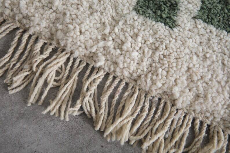 Traditional handmade pure wool rug, size 150 x 250 cm