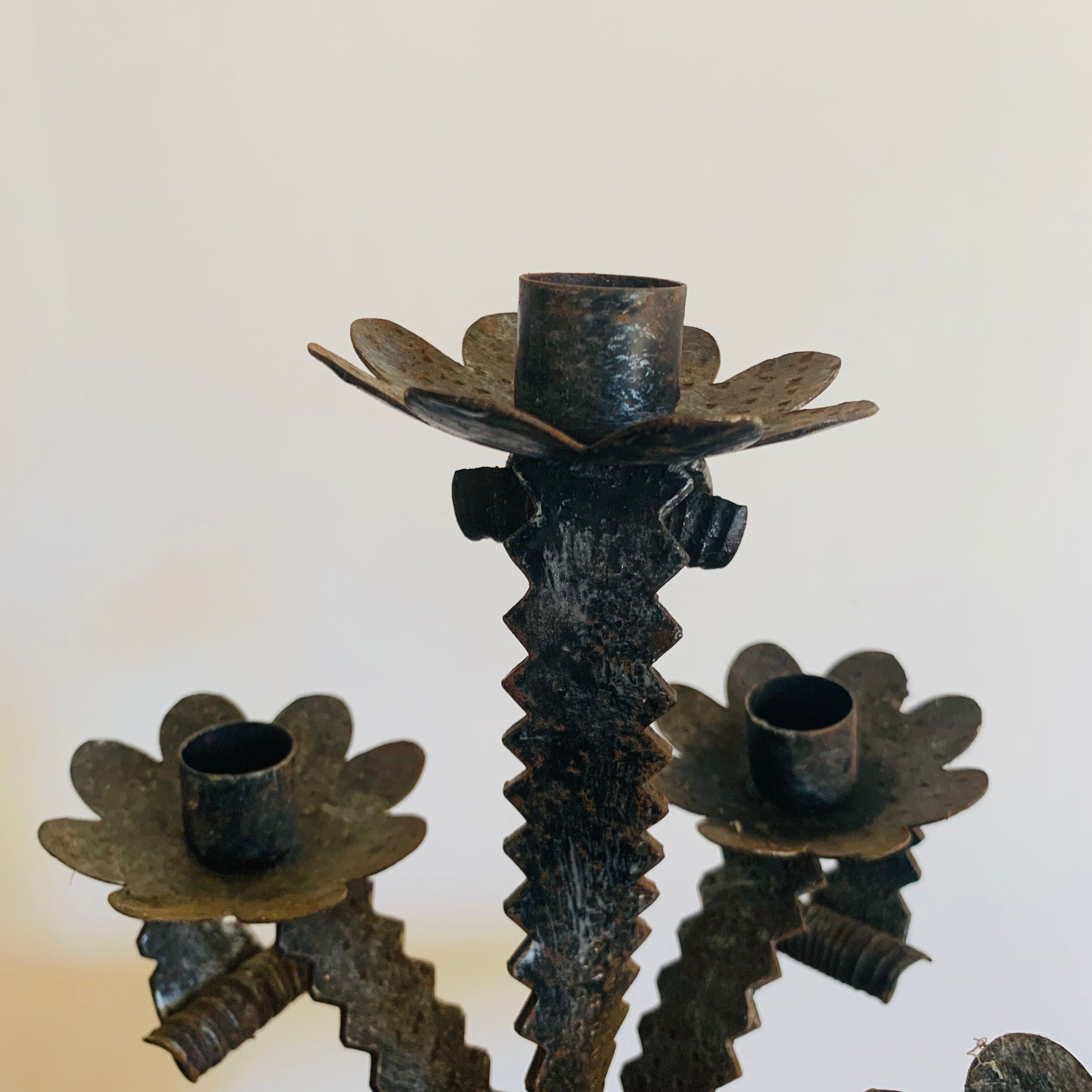 Wrought iron chandelier