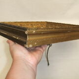 Frame XIX gilded stucco wood decoration acanthus leaves painting painting