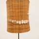 Tripod floor lamp 50s / wool lampshade