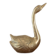 Vintage Brass Swan