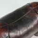 Rhinoceros Leather Footstool by Dimitri Omersa