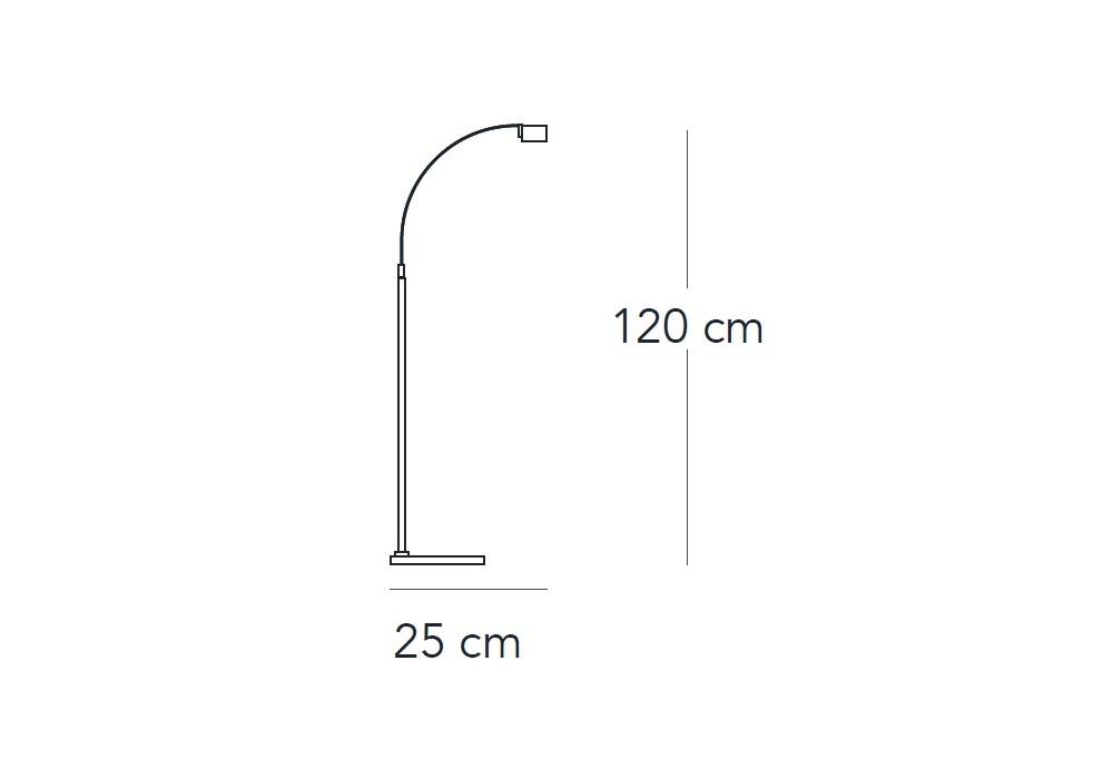 Lampadaire falena par alvaro siza pour fontana arte, italie 🇮🇹, 1994