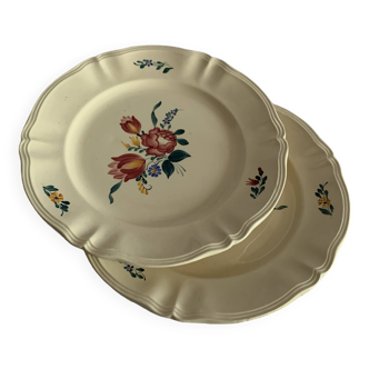 Flowery dishes Sarreguemines