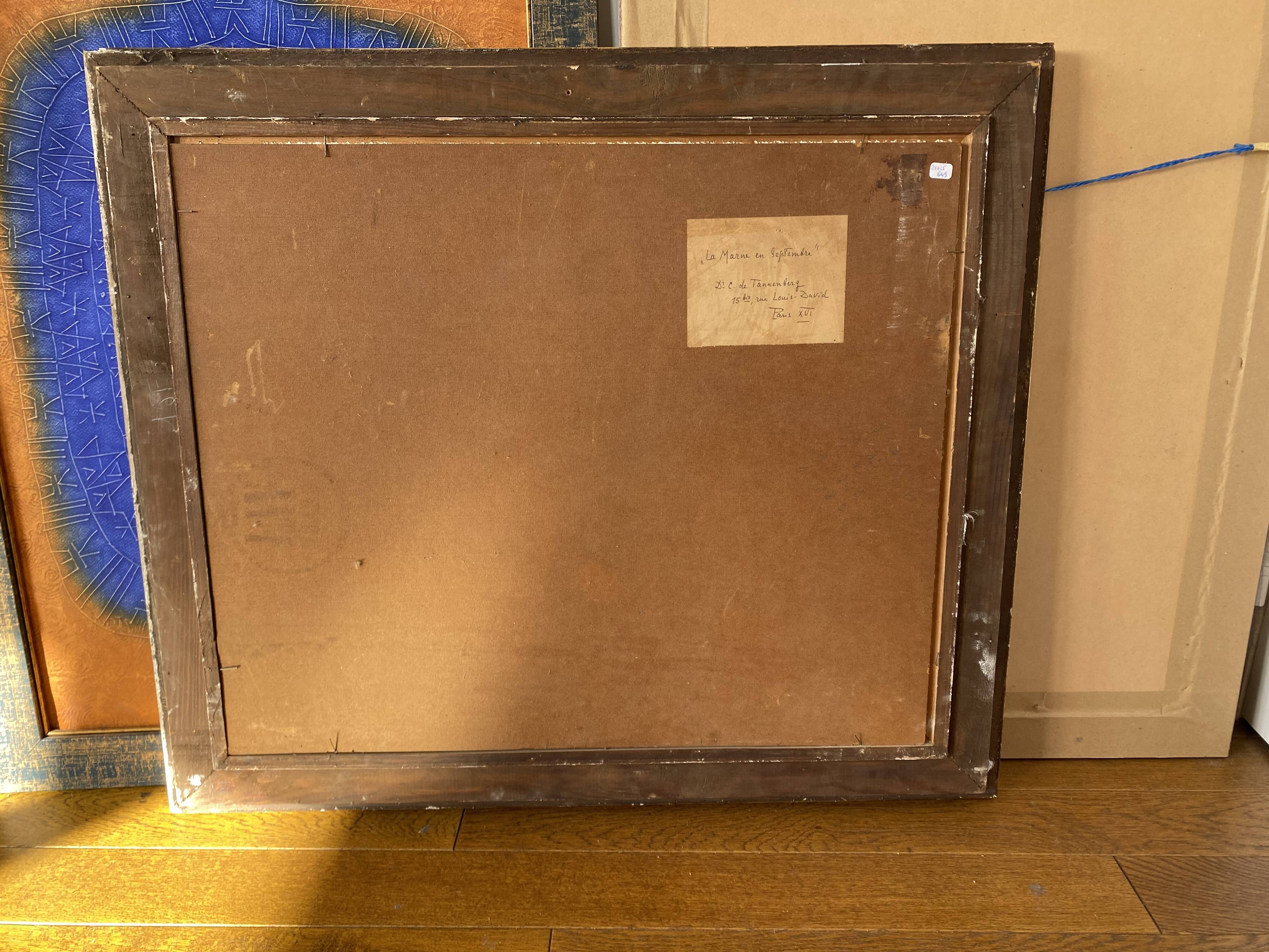 Old landscape painting