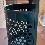 Santiago steel city trash can