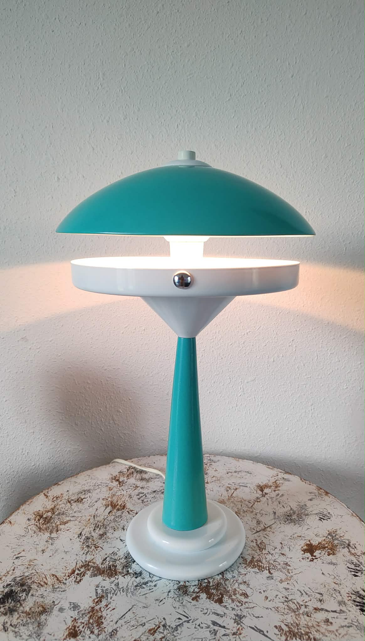 Vintage lamp 1980 futuristic design