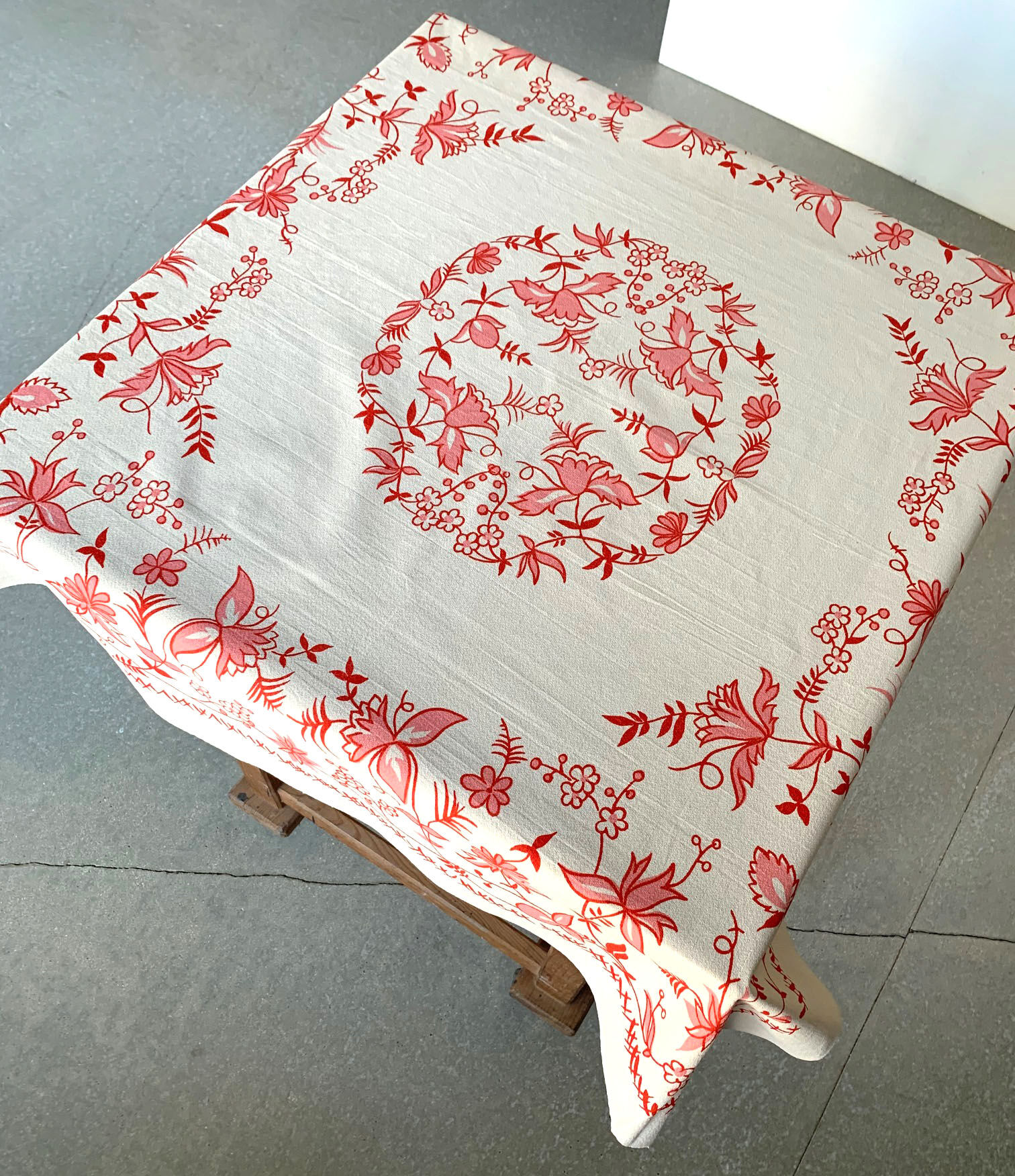 Nappe fleurie vintage