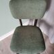 Green boucle Scandinavian chairs