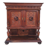 Renaissance walnut credenza