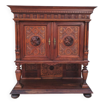 Renaissance walnut credenza