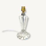 Complete vintage glass lamp stand