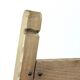 Large Vintage Bar Stool In Wood & Leather, Czechoslovakia 1950s