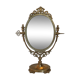 Oval mirror on stand 30x40cmg mirror