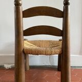 Brutalist low chair / child's chair