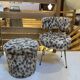 Chair and pouf Pelfran