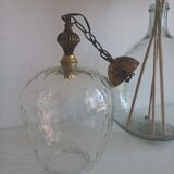 Lustre laiton en verre
