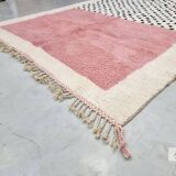 Moroccan rug in natural wool 3 x 2 m