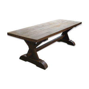 Table de monastère en chêne massif
