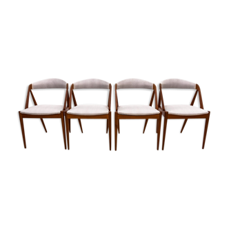 Ensemble de 4 chaises de Kai Kristiansen, modèle 31, Danemark, années 1960