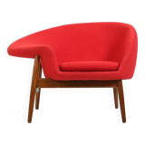 Fried Egg Teak Easychair by Hans Olsen 1950s