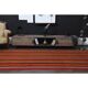 Orange Red Vintage Handmade Wool Cotton Kilim Runner Rug 172x372