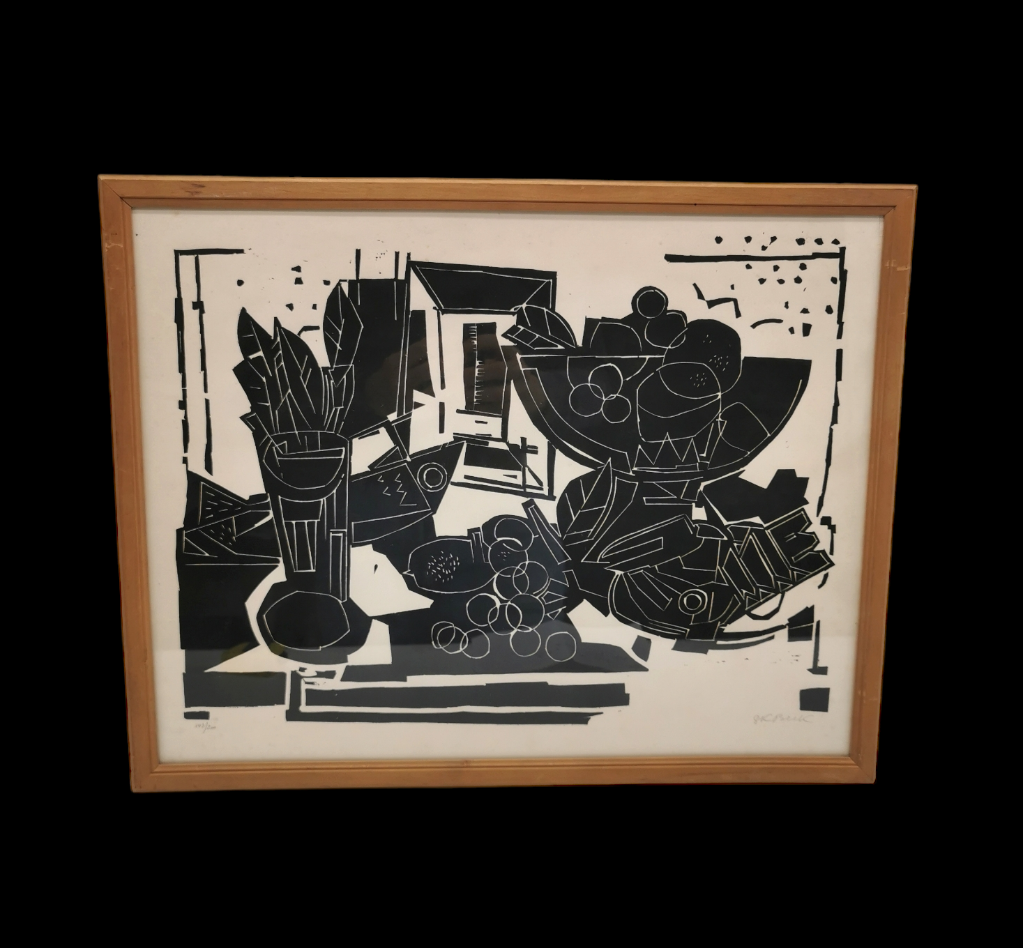 Painting Gustav Kurt Beck engraving contemporary art signed numbered XXth Item information