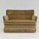 Danish velour 2 seater sofa, original condition, beech wood, 1960s