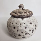 Breakfast service "fat lava" stamped "Vallauris"
