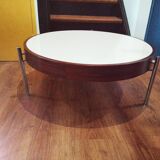 Teak tripod coffee table, 1970s