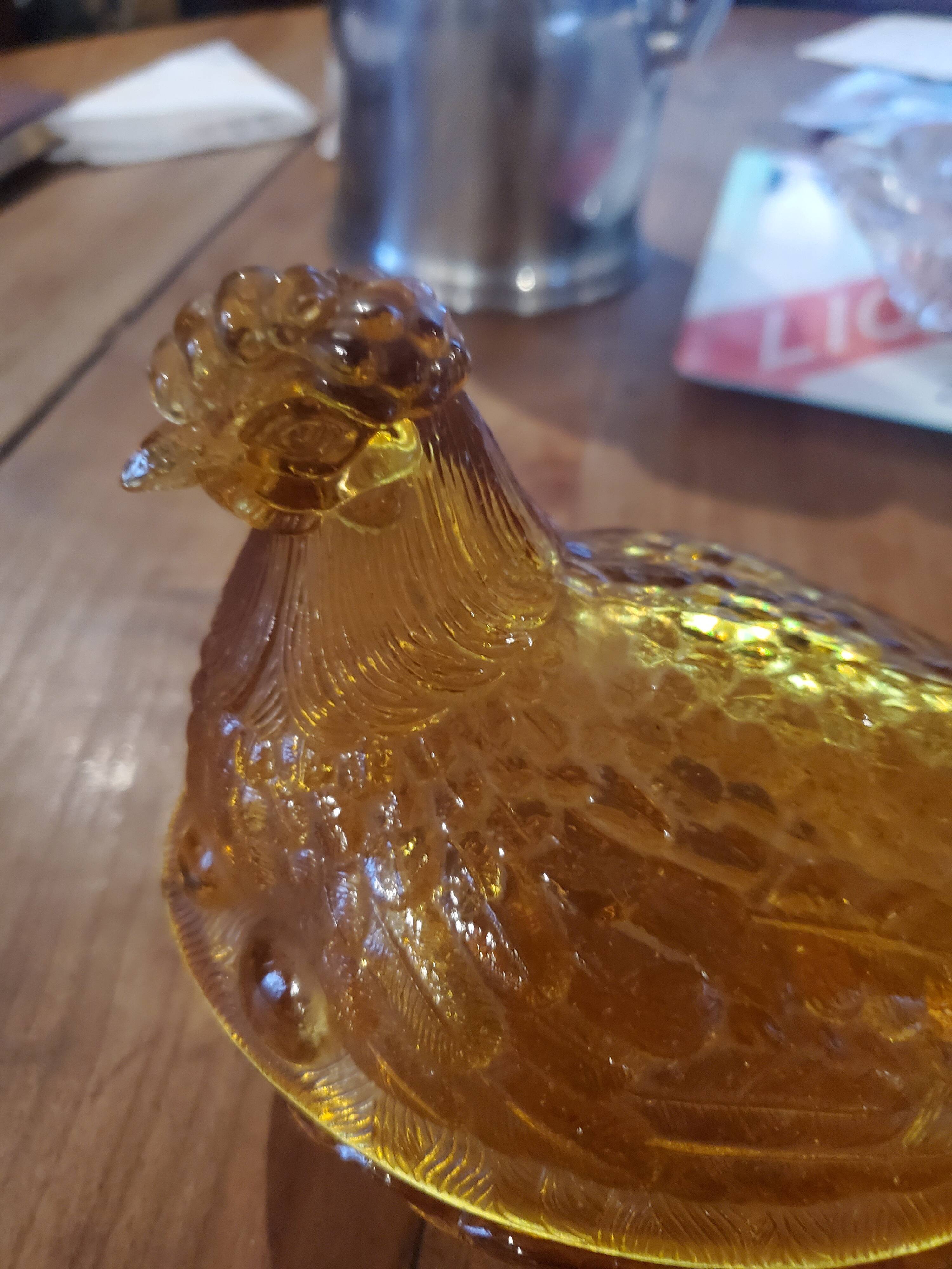 Candy amber hen