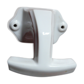 Patère en porcelaine blanche art déco
