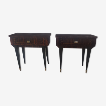 Lot de 2 tables de chevet