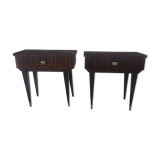 Lot of 2 bedside tables