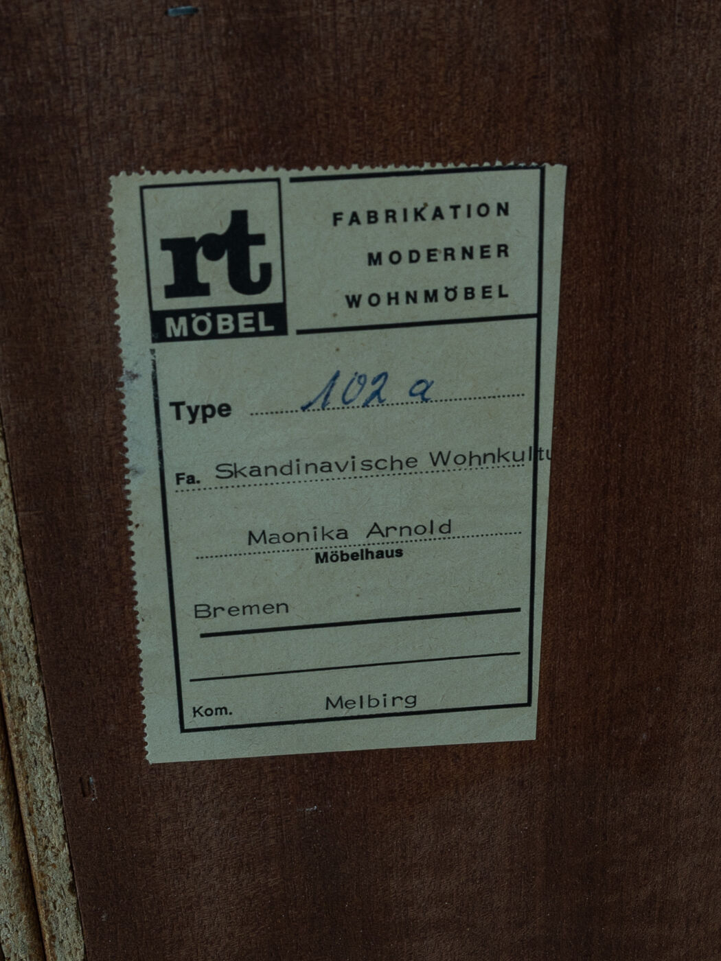 1960s Lowboard, Heinrich Riestenpatt