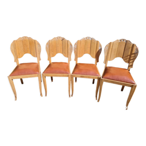 Ensemble de chaises en - bois