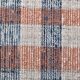 Tapis de couloir 85x325 cm, bleu terracota, tapis fait main, fabriqué en laine.