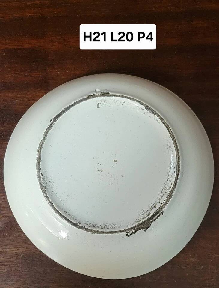 Early 20th century Italian ceramic: empty pocket with cherubs