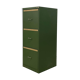 Metal filing cabinet with 3 drawers, 1970s.