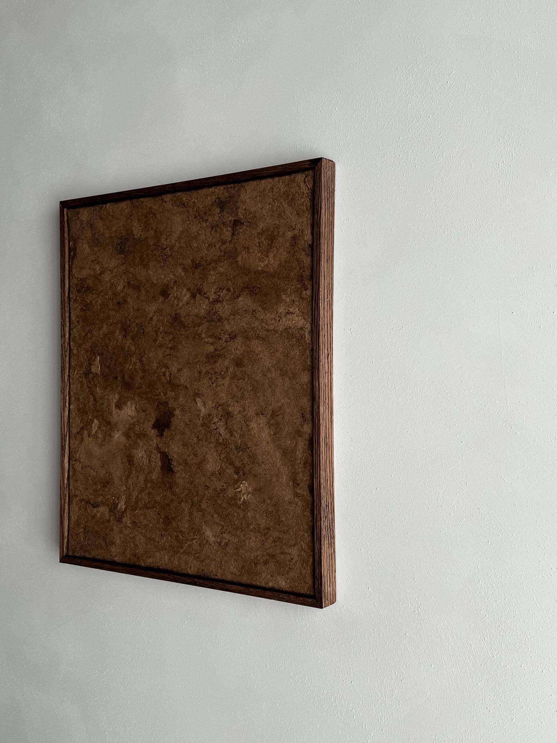 Artwork made of bark paper