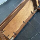 Vintage Brutalist Slate Top Salon Table