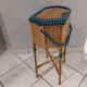 Vintage rattan sewing box 1950s